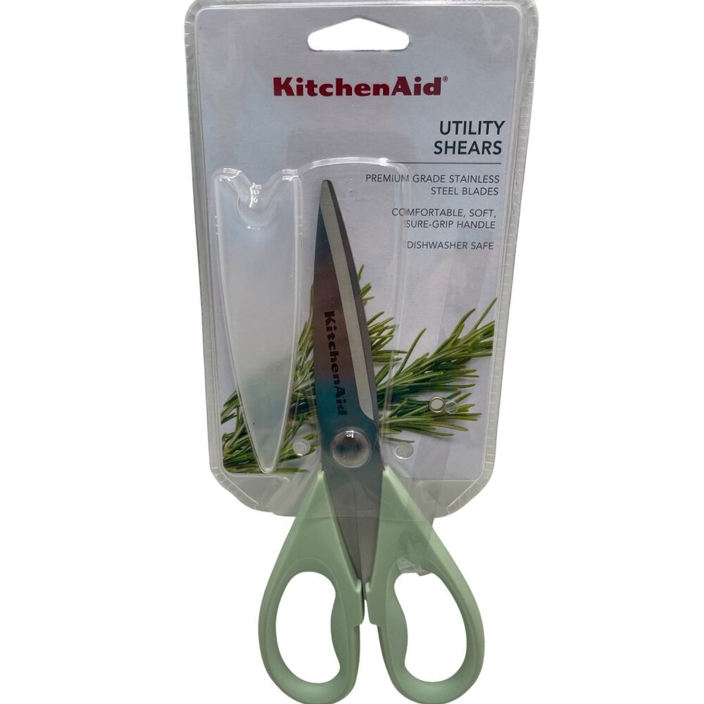 KitchenAid  pistachio Utility Shears With Stainless Steel Blades & Soft SureGrip